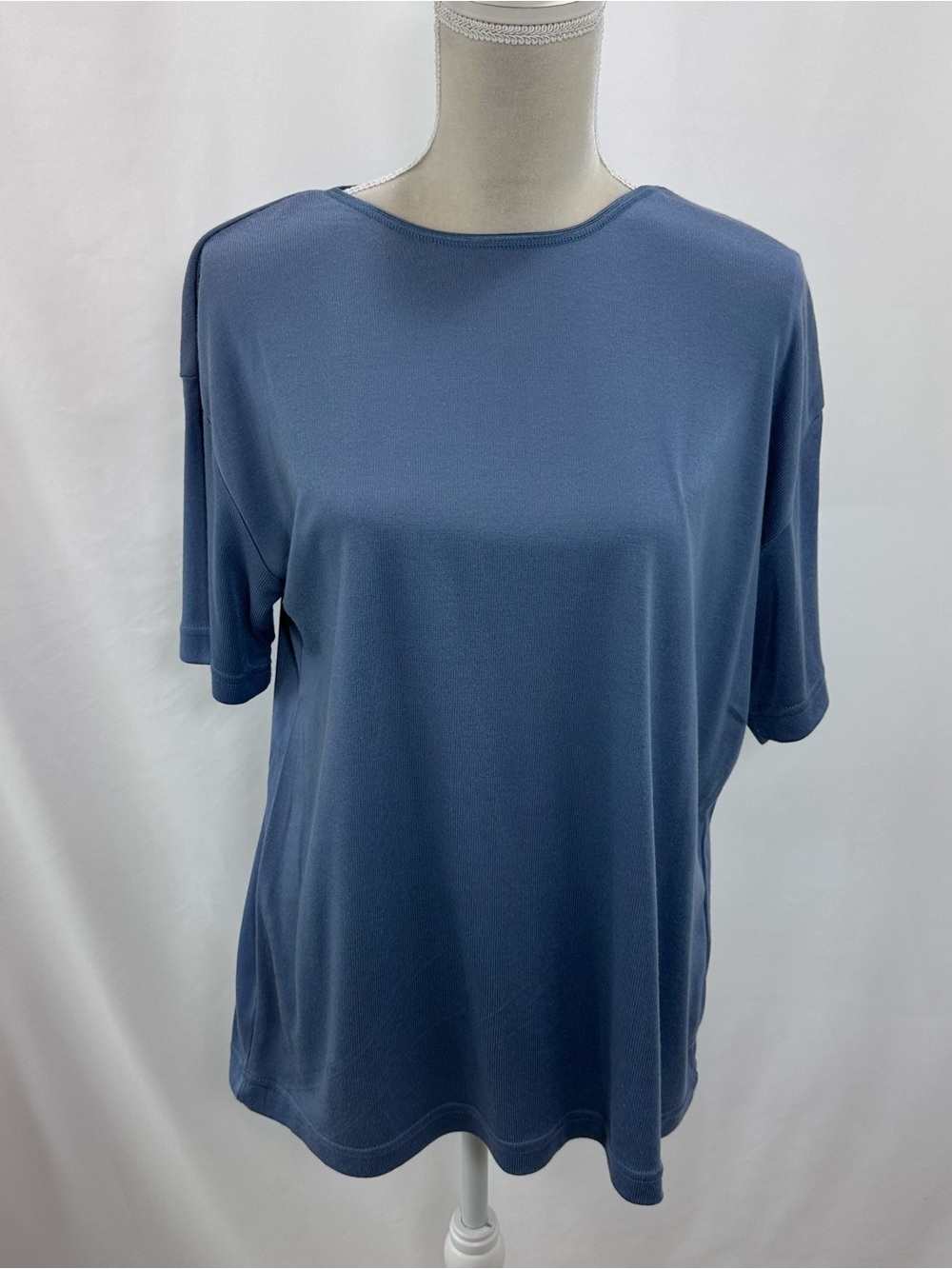Vintage Bentley Relaxed Short Sleeve Tee in Slate Blue